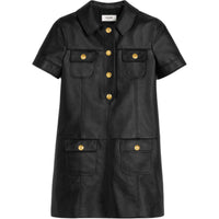 CELINE Mini Dress In Soft Lambskin