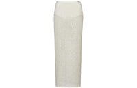 PRADA FW23 Casual Long Skirts Women's Ecru