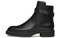 HERMES Veo Ankle Boots Women's Pure Black