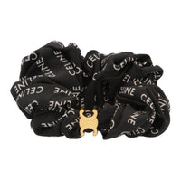 CELINE Silk Headbands Women's Black