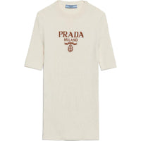 PRADA SS25 Knitwear Women's Ivory White