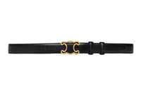CELINE TRIOMPHE FRAME Smooth Women's Black Width: 2.5cm