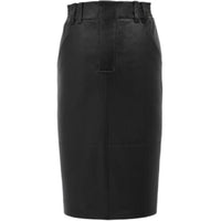 SAINT LAURENT Leather Pencil Skirt
