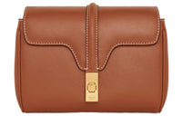 CELINE 16 Calfskin Shoulder Bag, Crossbody Bag Mini Women's Brown