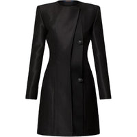 LOUIS VUITTON Asymmetrical Diamond Twill Coat