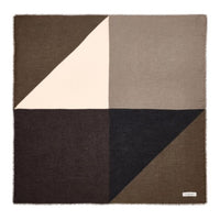 SAINT LAURENT Modal Knit Scarves Women's Brown