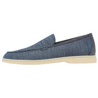 Loro Piana Summer Work Loafers Men's Blue