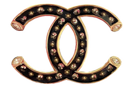 CHANEL Brooches Women's Black