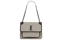 SAINT LAURENT Cotton, Polyester Hobo Bag, Crossbody Bag, Shoulder Bag Women's