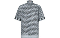 DIOR Quarterly New Products Shirts Men Gray Blue