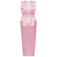 PRADA SS22 Sleeveless Dress Women's Pink