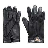 PRADA Lambskin Other Fibers Other Gloves Unisex Black