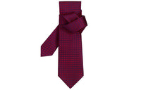 HERMES Ties Unisex Deep Red