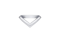 LOUIS VUITTON Lv Diamonds V Ring Platinum