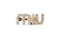 MIU MIU Hair Clips Women's Gold