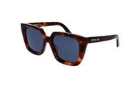 DIOR Acetate Irregular Shape Sunglasses Women's Tortoiseshell