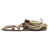CELINE Strap Sandals Women's Beige