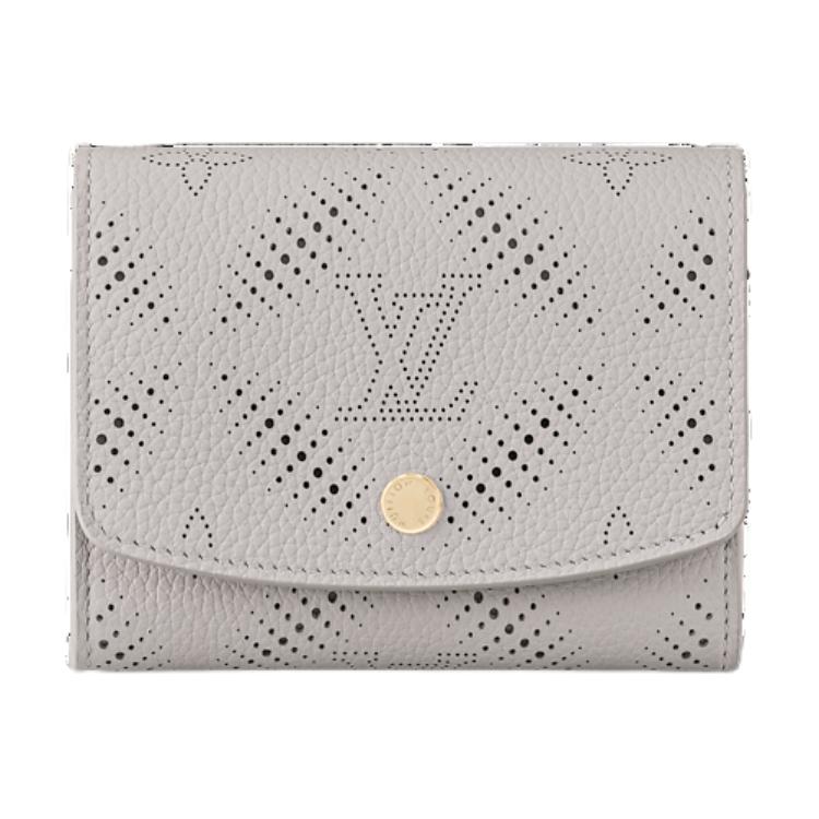 LOUIS VUITTON Portefeuil Iris Cow Leather Wallet Women's Gray