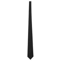 SAINT LAURENT Mulberry Silk Ties Unisex Black