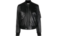 SAINT LAURENT SS22 Leather Jacket Women's Black