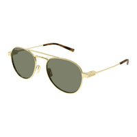 SAINT LAURENT Metal Aviator Sunglasses Men's Gold