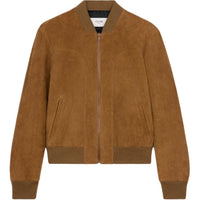 CELINE Leather Jacket Men's Tobacco Yellow