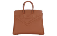 HERMES Birkin Swift Leather Shadow Birkin Bag Handbag Women's 37 Gold Gold Brown