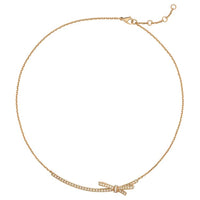 CHANEL Diamond Necklaces Unisex Rose Gold