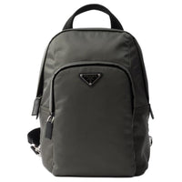 PRADA Re Nylon Backpack Men's Black Gray