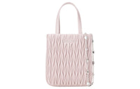MIU MIU Matelassé Soft Sheep Leather Handbags Clutches Mini Women's Pink