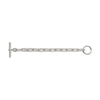 HERMES 925 Sterling Silver Bracelets Men's Silver