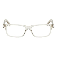 SAINT LAURENT Plastic Square Eyeglass Frames Men's Transparent