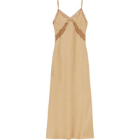 Loro Piana Milie Dress Slip Dresses Women's Beige