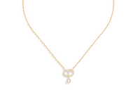 DIOR Metal Necklaces Women's Gold