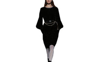 CHANEL FW23 Long-Sleeved Dresses Women's Black