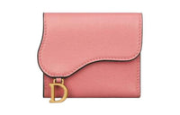 DIOR Sheepskin Wallet Women's Light Pink