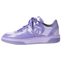 CHANEL Skateboard Shoes Men's Purple