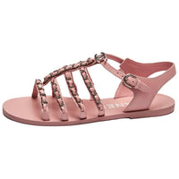 CHANEL Strap Sandals Women's Pink