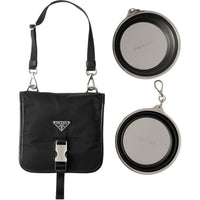 PRADA Re Nylon Fabric Storage Bag Unisex Black