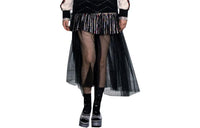 CHANEL Casual Long Skirts Women's Black