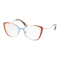 MIU MIU Metal Square Eyeglass Frames Women's Multicolor