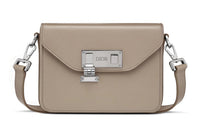 DIOR Lock Cow Leather Messenger Bag Shoulder Bag Crossbody Bag Regular Men's Beige