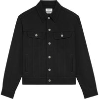 CELINE Troubadour Trucker Jacket In Raw Wash Denim