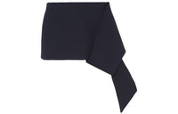 PRADA Asymmetric Hem Zip Up Mini Skirt