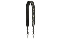 DIOR Cow Leather Bag Straps Unisex Beige/Black