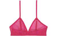 SAINT LAURENT Monogram Sheer Triangle Bra
