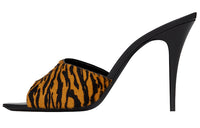 SAINT LAURENT Slide Slippers Women's Black Gold