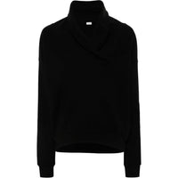 SAINT LAURENT V Neck Drop Shoulder Hoodie