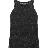 SAINT LAURENT Tank Tops Women's Black