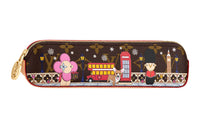 LOUIS VUITTON London Xmas Elizabeth Pencil Case Monogram Vivienne Multicolor